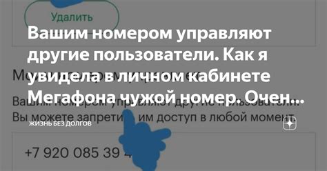 Абонент запросил управление вашим номером: что это и как сделать?