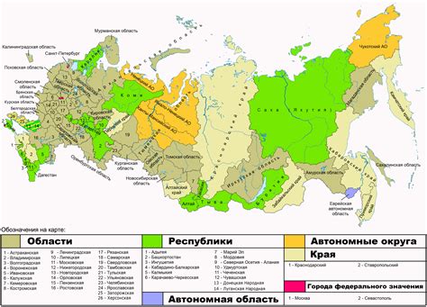 Авн: распределение по регионам России