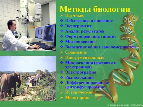 Альтернативные методы исследования в биологии