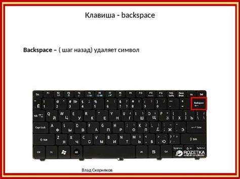 Альтернативные способы использования кнопки backspace