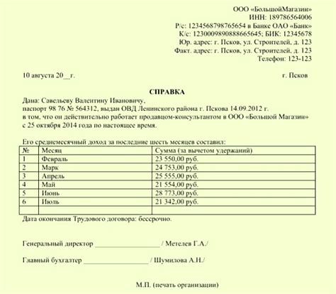 Важность правильного оформления справки зарплатной для приставов