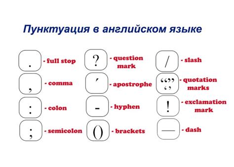 Важность пунктуации в письменной речи