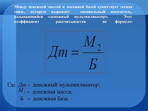 Важные различия между денежной массой и денежной базой