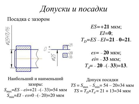 Верхнее и нижнее предельное отклонение: определение