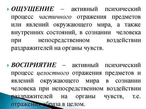 Взаимосвязь между восприятием и нашими действиями