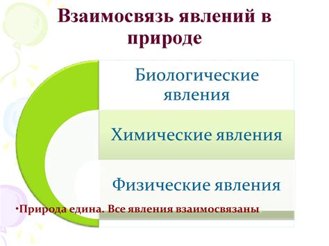 Взаимосвязь явлений в природе и изучение информатикой