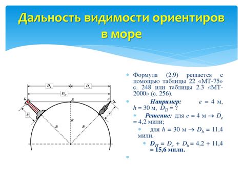 Видимость и дальность видимости