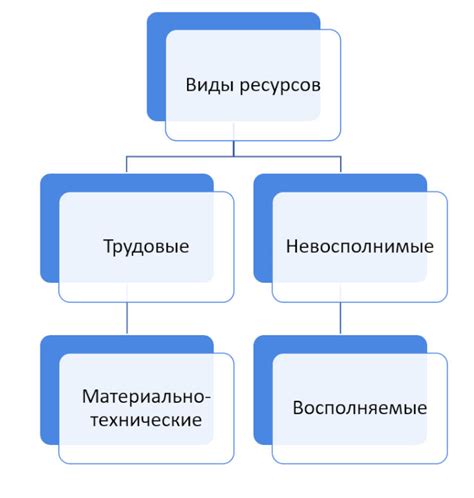 Виды ресурсов в организациях