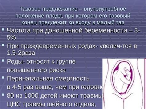 Влияние беременности на малый таз