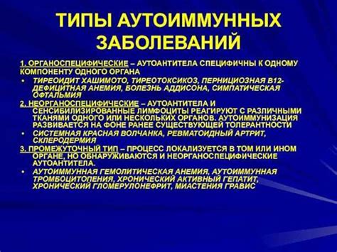 Влияние дефектов тимуса на аутоиммунные заболевания