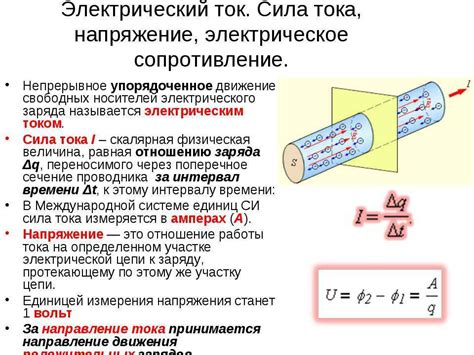 Влияние напряжения, сопротивления и силы тока на работу электрических устройств