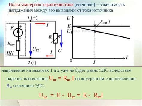 Внутреннее сопротивление источника напряжения