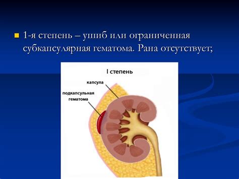 Возможность повреждения почек