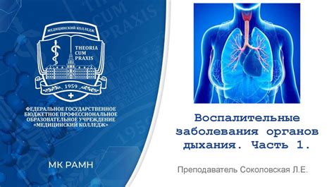 Воспалительные заболевания органов дыхания