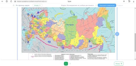 Главные виды географического положения