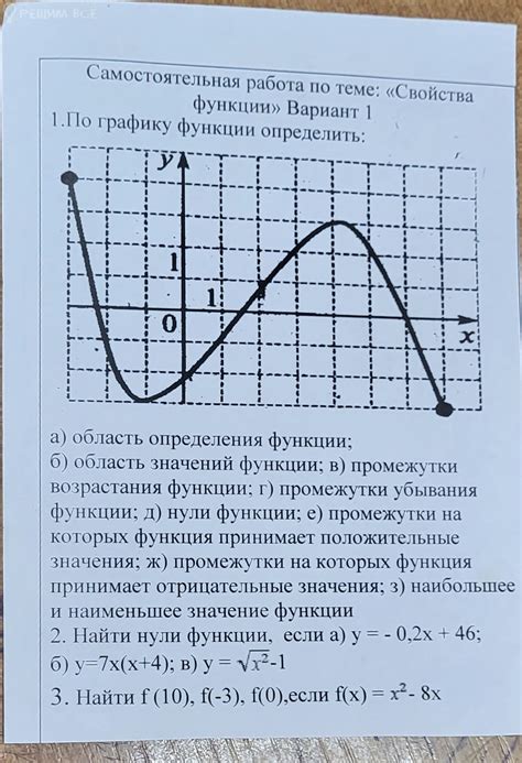 Двумерная область изменения функции