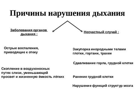 Заболевания дыхательной системы, приводящие к нарушению носового дыхания