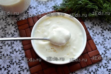 Загородный мацони из домашних продуктов