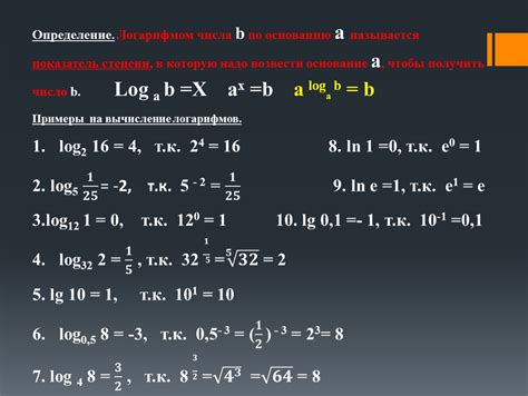 Задачи на вычисление логарифмов по основанию 4