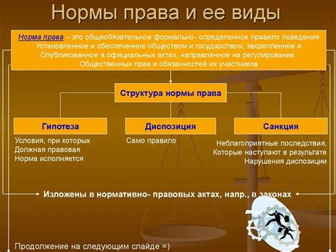 Законодательные нормы и правовая база