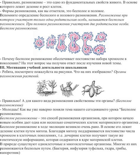 Зачем изучать бесполое размножение в 7 классе?