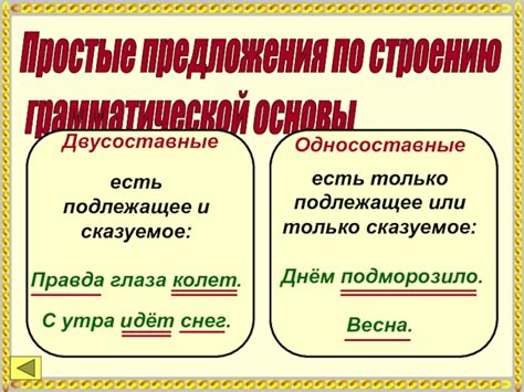 Зачем нужна грамматическая основа в предложении?