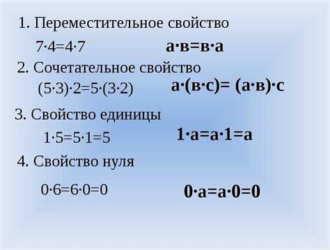 Значение математической операции