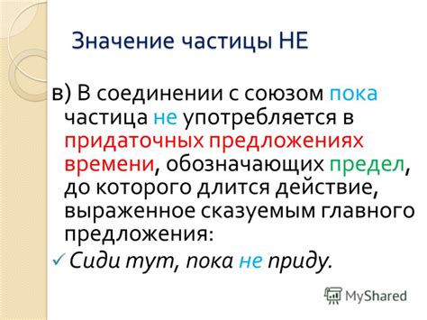 Значение частицы "не" в условных предложениях