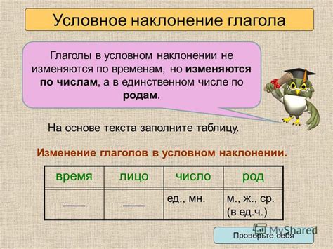 Значимость и практическое применение глаголов в условном наклонении