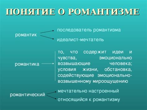 Идеи о романтизме и духовности