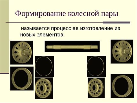 Изготовление колесной пары