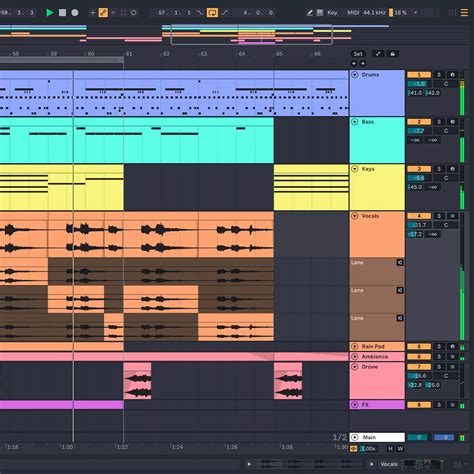 Инструменты и эффекты в Ableton Live Lite