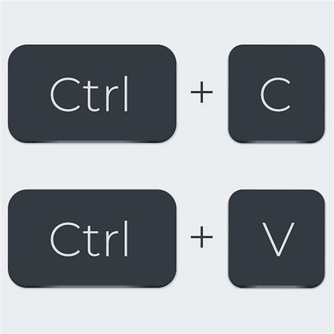 Интерпретация функции Ctrl v