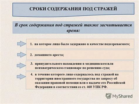 Использование содержания под стражей