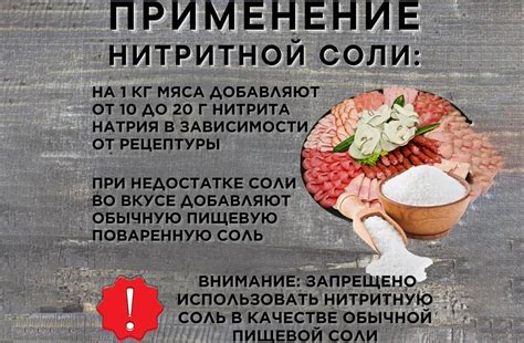 Какая связь между нитритной солью и консервированием?