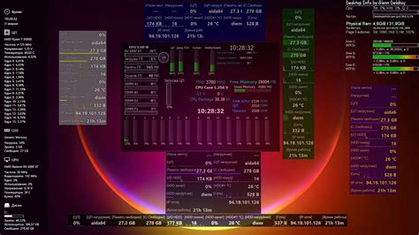 Какие другие функции AIDA64 предлагает для мониторинга системы?