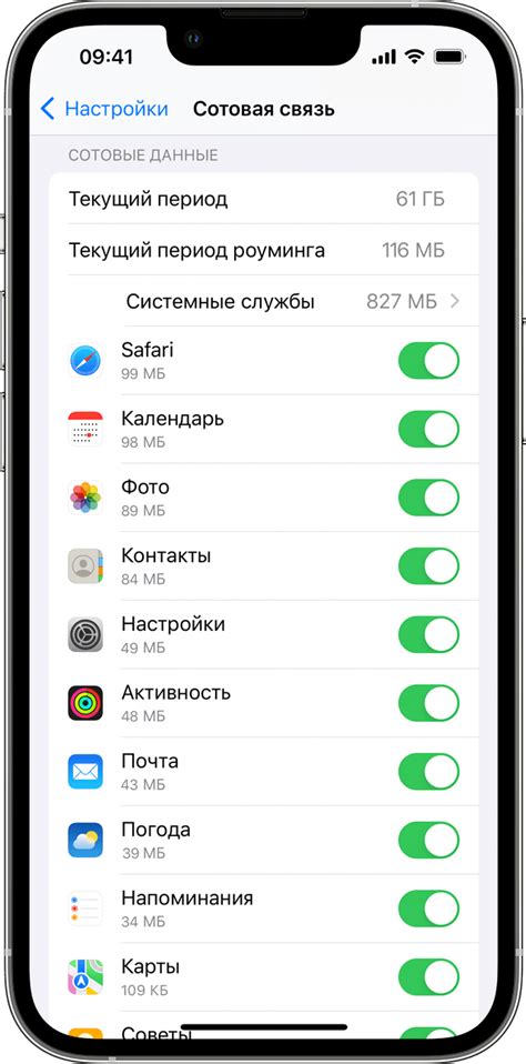 Какие сотовые данные использует iPhone?