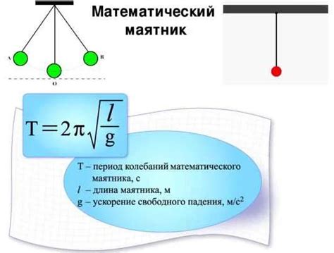 Какие факторы влияют на период колебаний маятника?