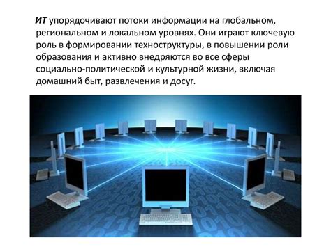 Какова роль переменной "Информационные технологии" для организации?