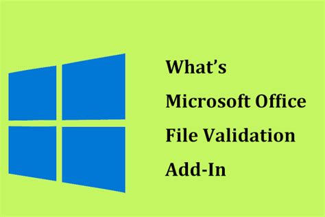 Как использовать Microsoft Office Validation Add-in?