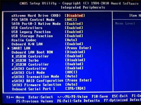 Как настроить SATA device type в BIOS?