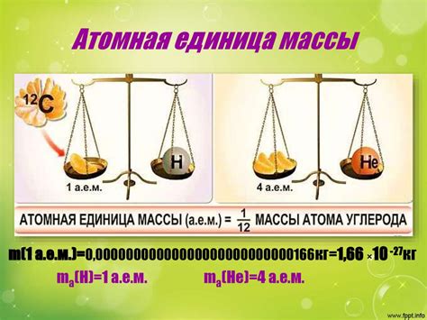 Как определяется атомная масса?