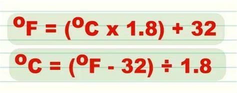 Как перевести градусы Цельсия в Фаренгейты