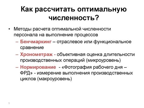 Как поддерживать оптимальную фактическую численность