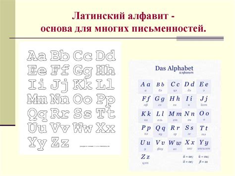 Как правильно писать латинские буквы?