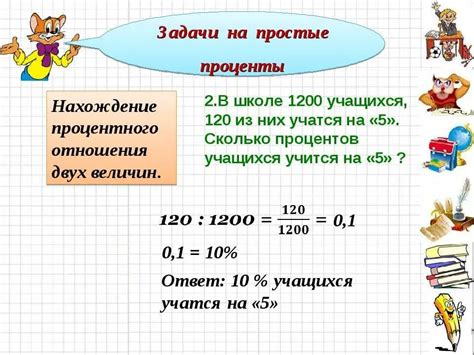 Как решать задачи на нахождение процента от числа?