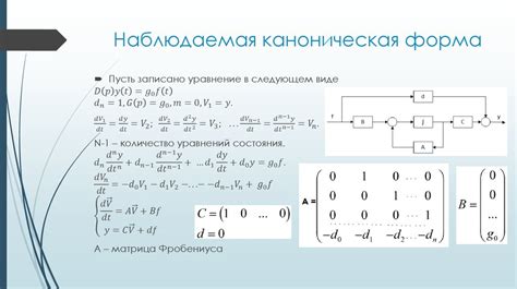 Каноническая форма и основные элементы