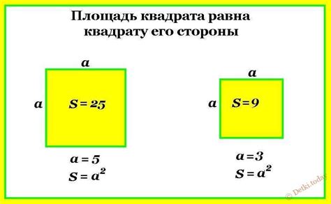 Квадрат со стороной в 8 см: значение, формула и расчет