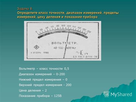 Класс точности прибора в электротехнике