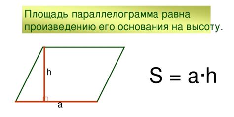 Конструкция параллелограмма